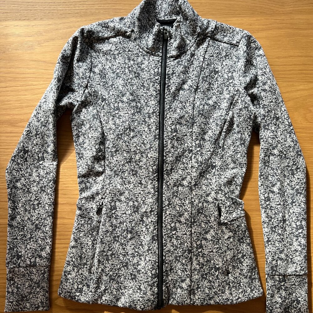 Athleta Shanti Moonflower Zip Athletic Jacket S